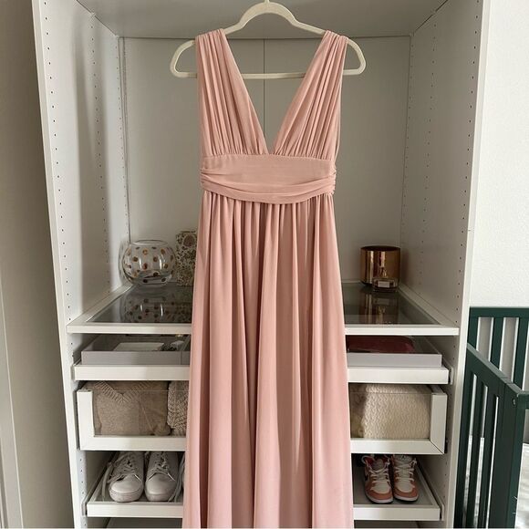 Lulu's Blush Pink Maxi Dress - Picture 7 of 16
